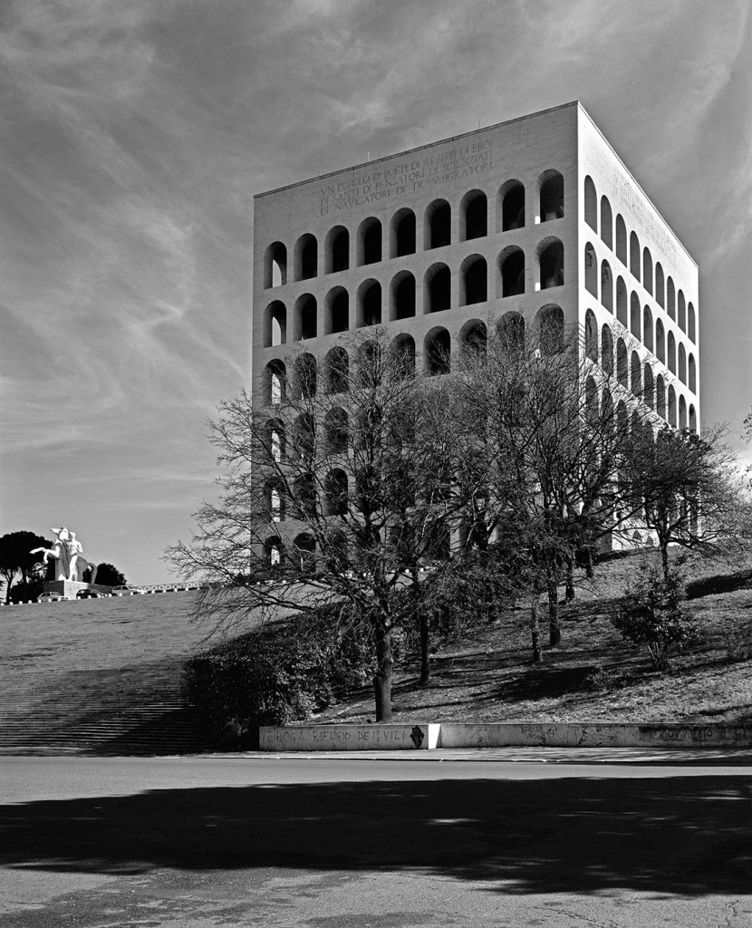 palazzo della civilta e del lavoro-roma-architetti Giovanni Guerrini Ernesto Lapadula e Mario Romano